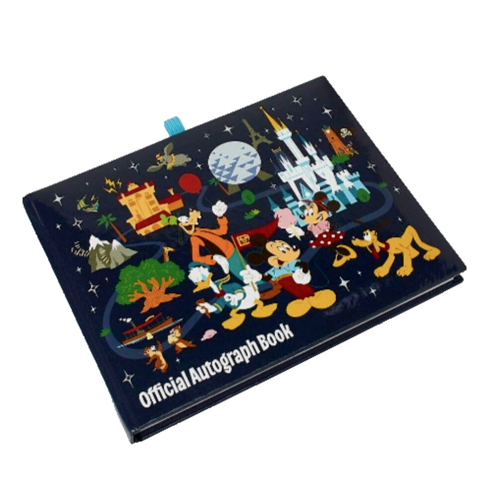 Disney World Autograph Book 4 Parks Icons Mickey & Friends Official - NEW - Picture 1 of 1